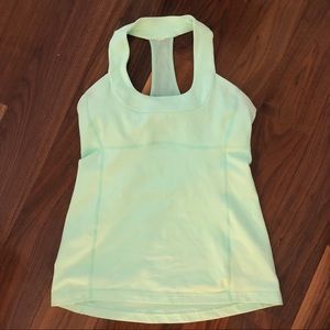 Lulu lemon mint green top. Size 10